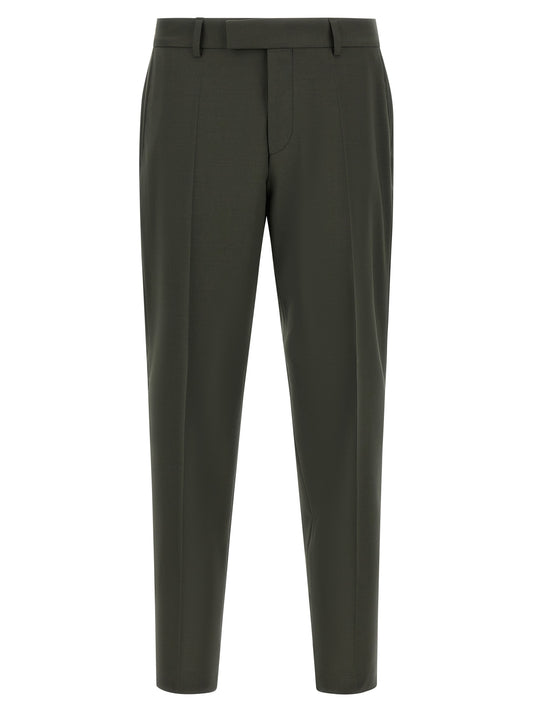 Pantalones de lana virgen bicolor Hugo Boss