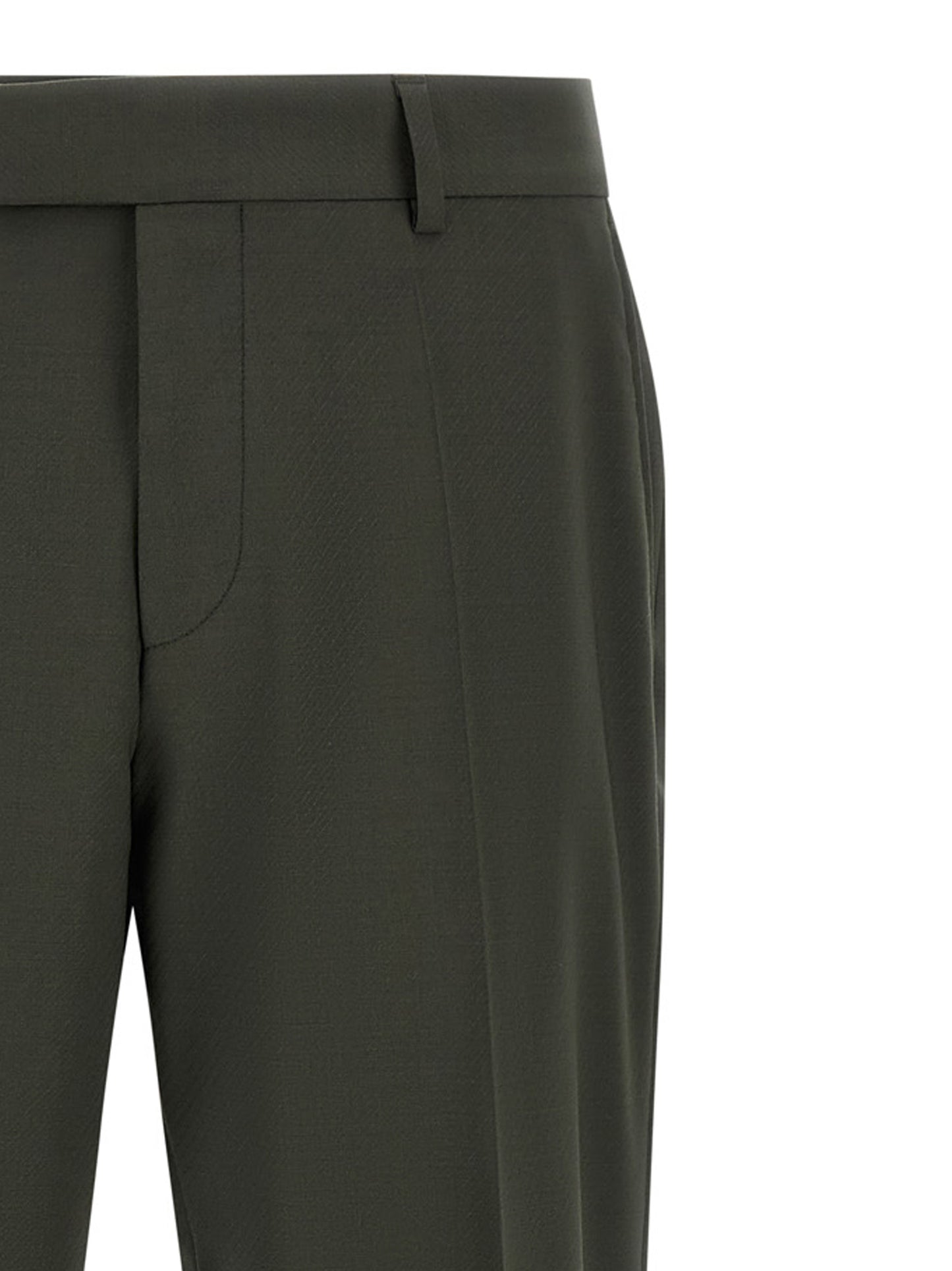 Pantalones de lana virgen bicolor Hugo Boss