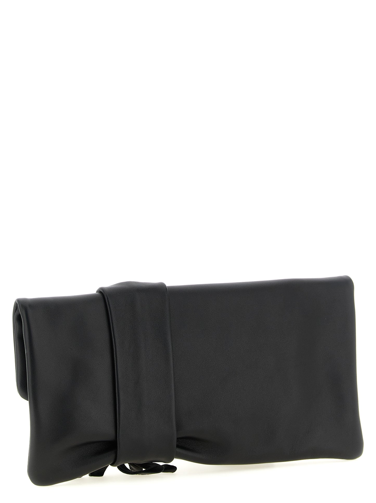 Bolso de mano Jimmy Choo de piel de cordero negra