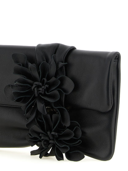 Bolso de mano Jimmy Choo de piel de cordero negra