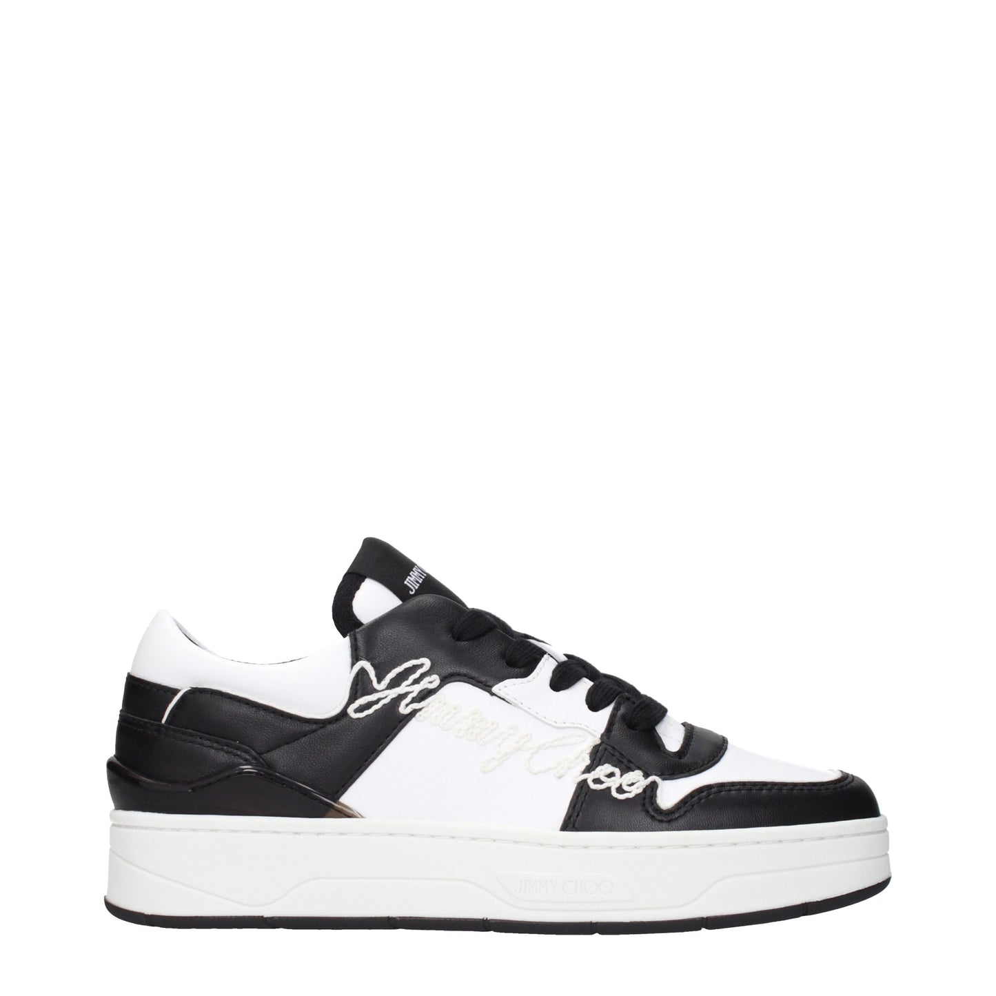 Zapatillas bajas Jimmy Choo de cuero negro
