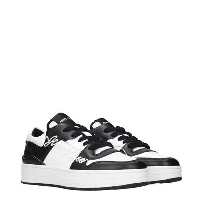 Zapatillas bajas Jimmy Choo de cuero negro