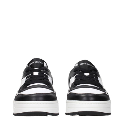 Zapatillas bajas Jimmy Choo de cuero negro