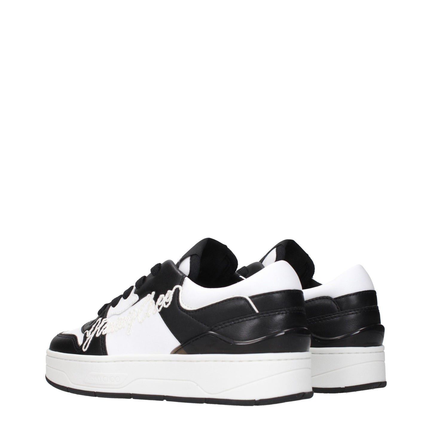 Zapatillas bajas Jimmy Choo de cuero negro
