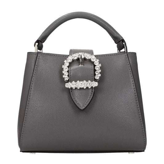 Bolso Jimmy Choo de cuero gris