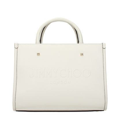 Bolso de mano Jimmy Choo de piel blanca