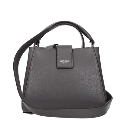 Bolso Jimmy Choo de cuero gris