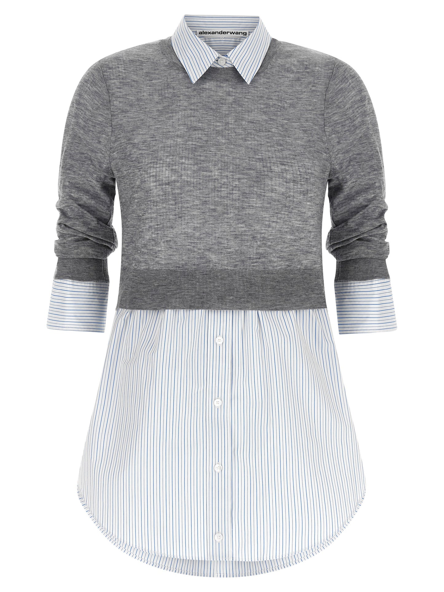 Blusa de lana gris Alexander Wang