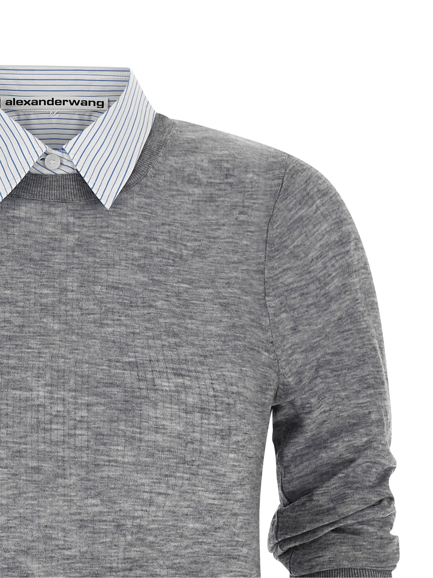 Blusa de lana gris Alexander Wang