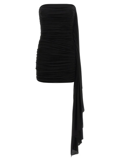 Vestido corto Alexander Wang en negro y cobre