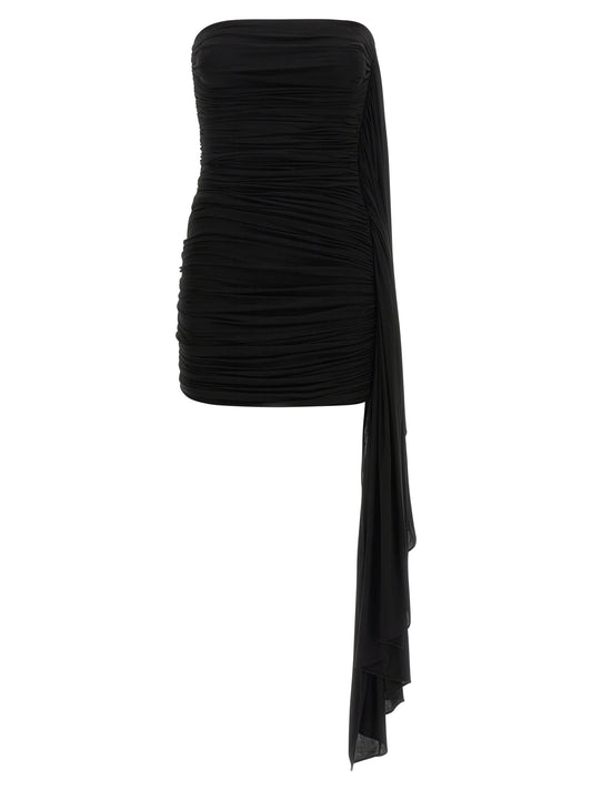 Vestido corto Alexander Wang en negro y cobre