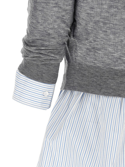 Blusa de lana gris Alexander Wang