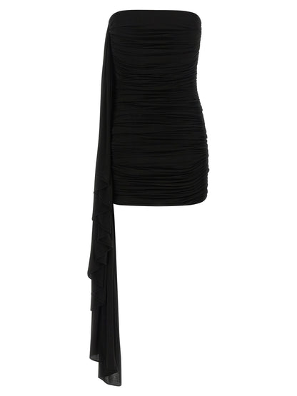Vestido corto Alexander Wang en negro y cobre