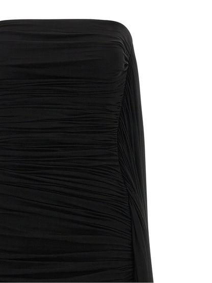 Vestido corto Alexander Wang en negro y cobre