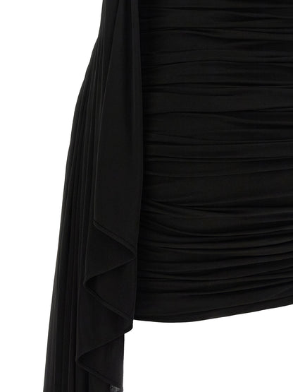 Vestido corto Alexander Wang en negro y cobre