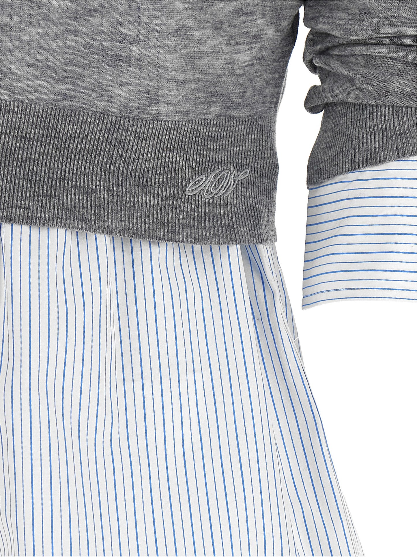 Blusa de lana gris Alexander Wang