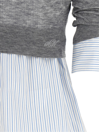Blusa de lana gris Alexander Wang