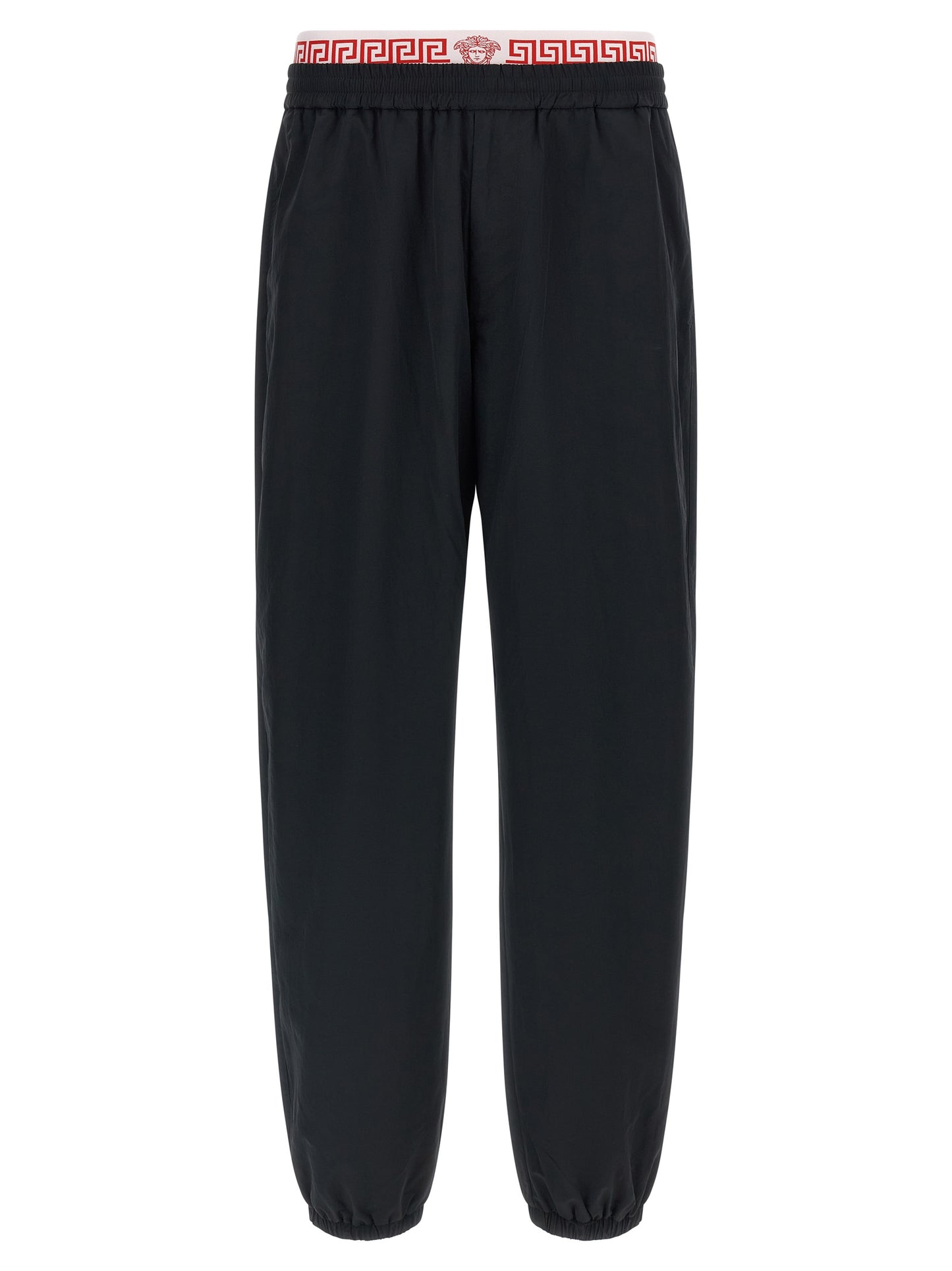 Pantalones de chándal (joggers) Versace negros de poliamida