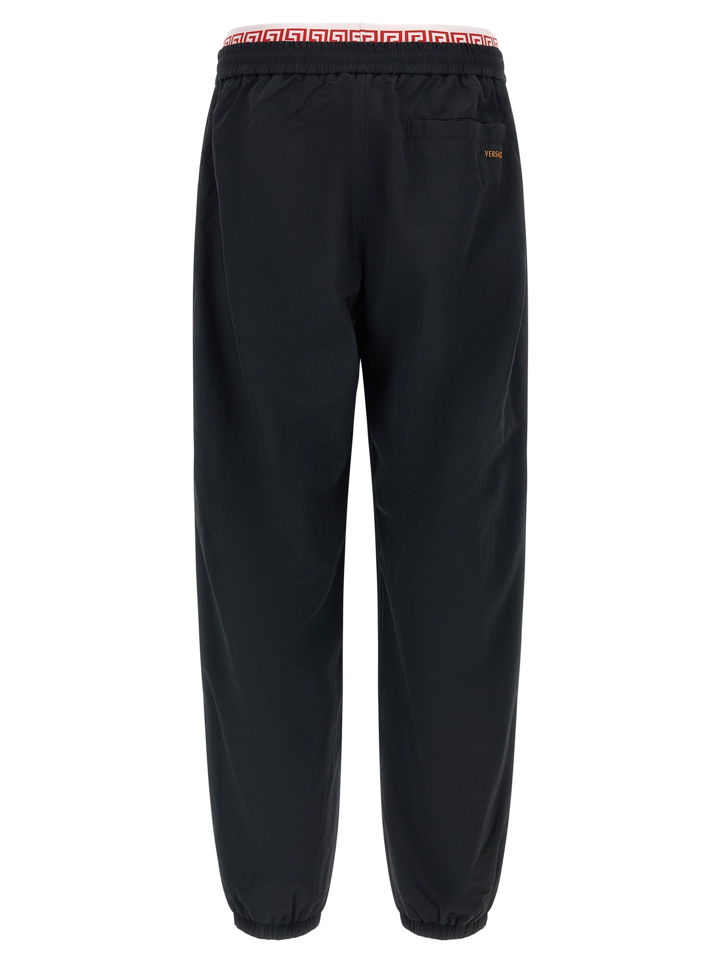 Pantalones de chándal (joggers) Versace negros de poliamida