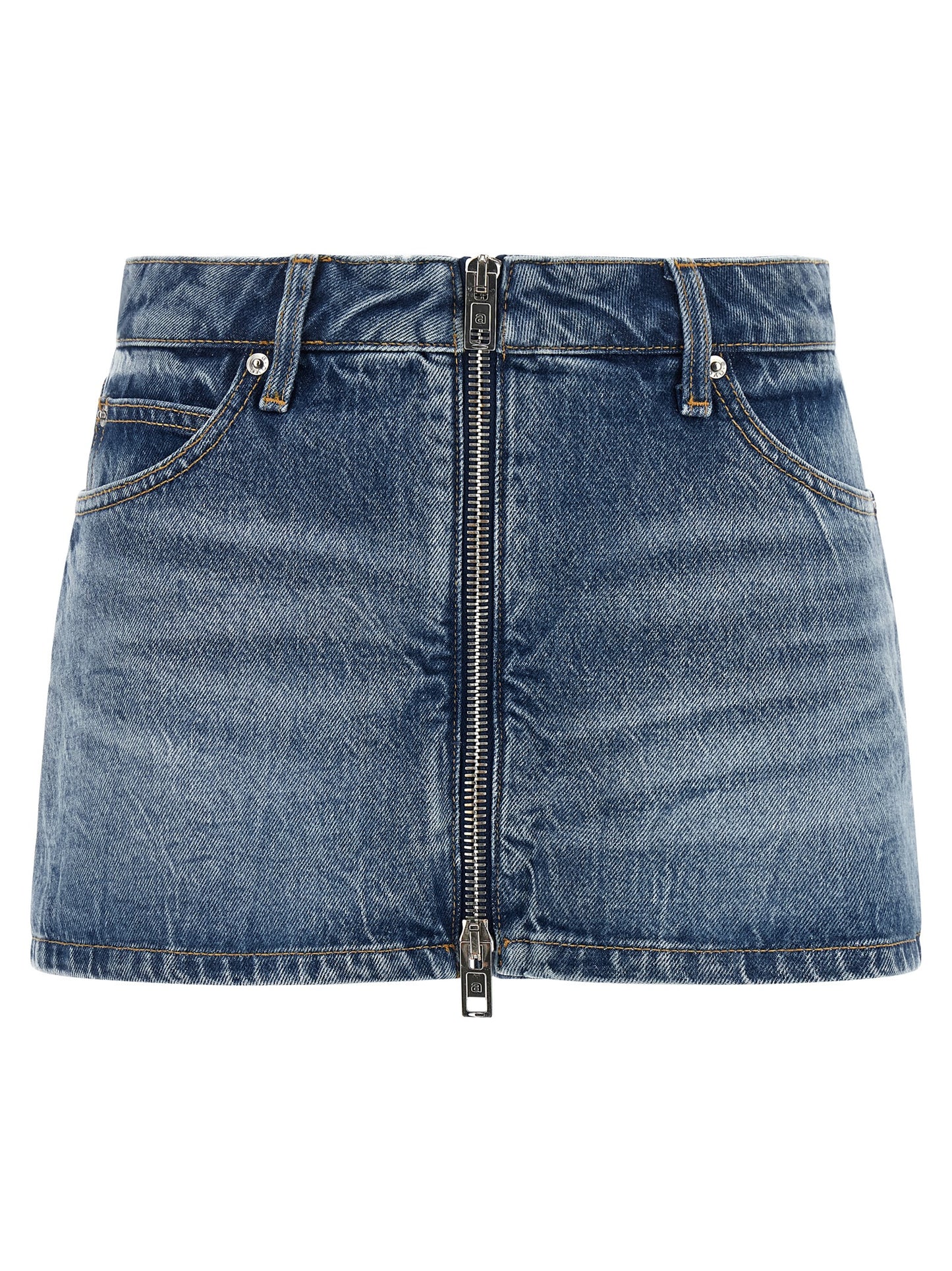 Alexander Wang Pantalones Cortos de Algodón Azules Bermuda