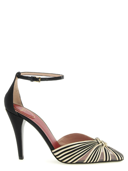 Valentino Garavani Bombas De Tacón Alto De Viscosa Multicolor
