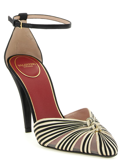 Valentino Garavani Bombas De Tacón Alto De Viscosa Multicolor