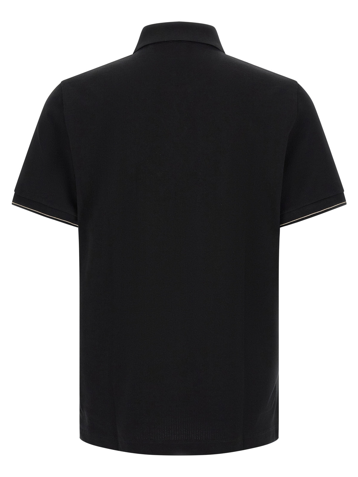 Camiseta Polo De Algodón Negro Hugo Boss Silueta Regular C-Pei 90