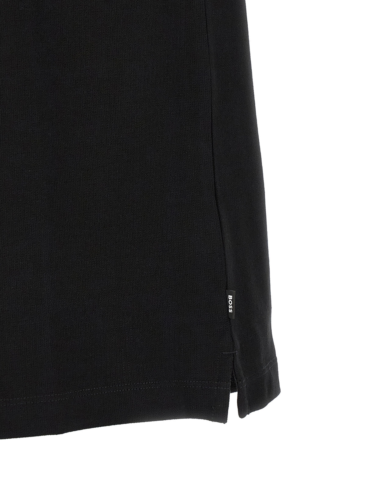 Camiseta Polo De Algodón Negro Hugo Boss Silueta Regular C-Pei 90