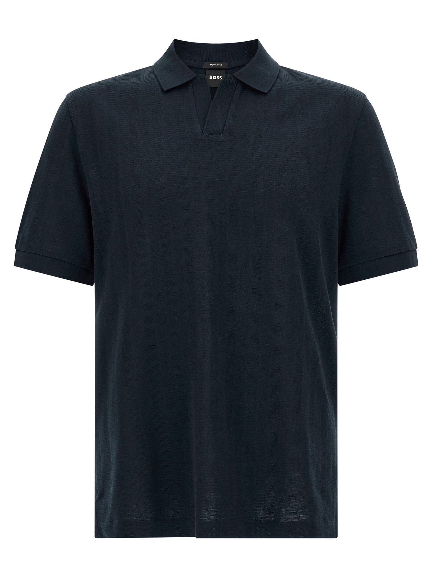 Hugo Boss Polo en coton bleu au design moderne