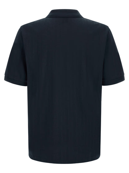 Hugo Boss Polo en coton bleu au design moderne