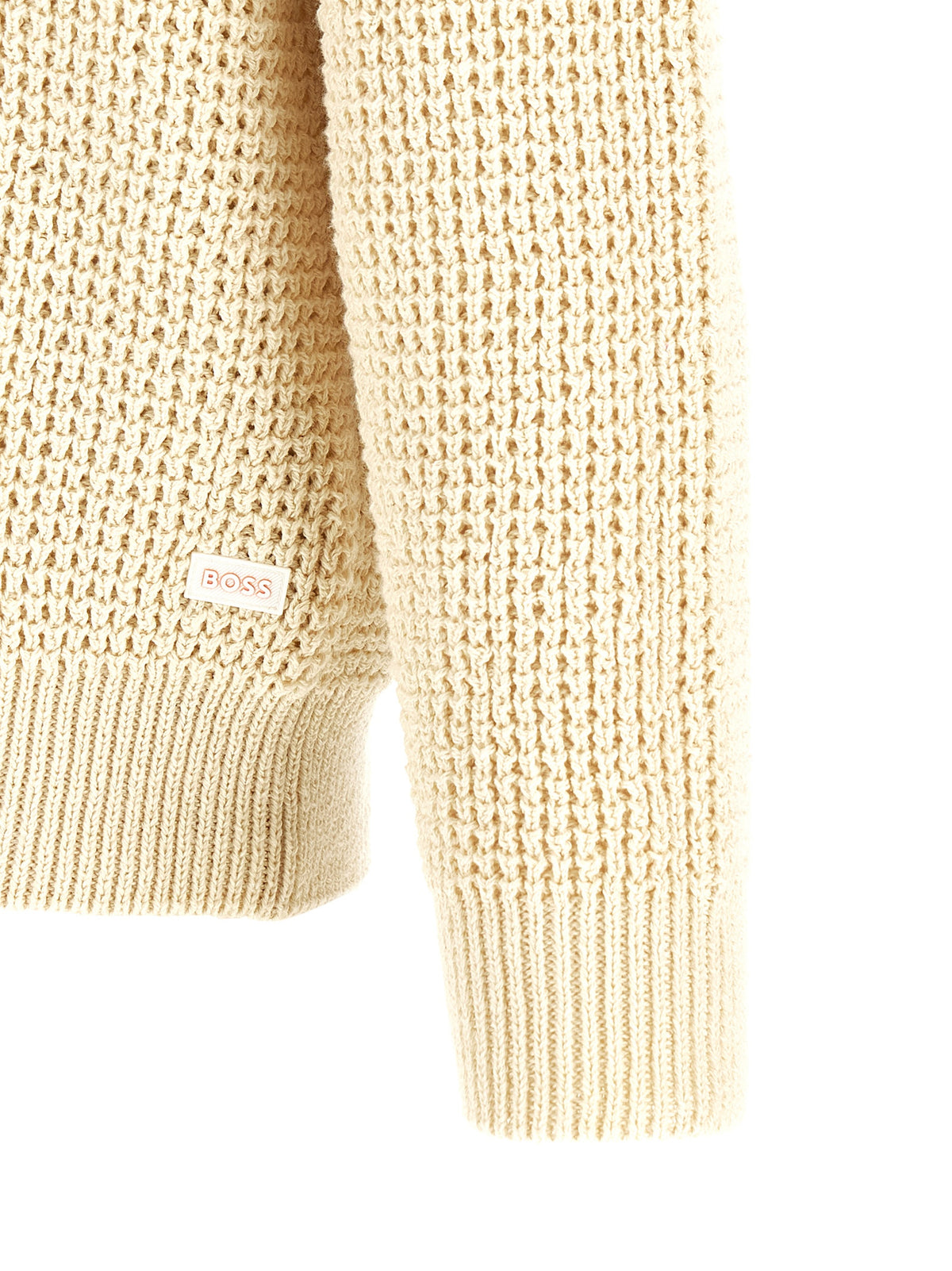 Cárdigan Hugo Boss De Algodón Beige Estilo Atemporal