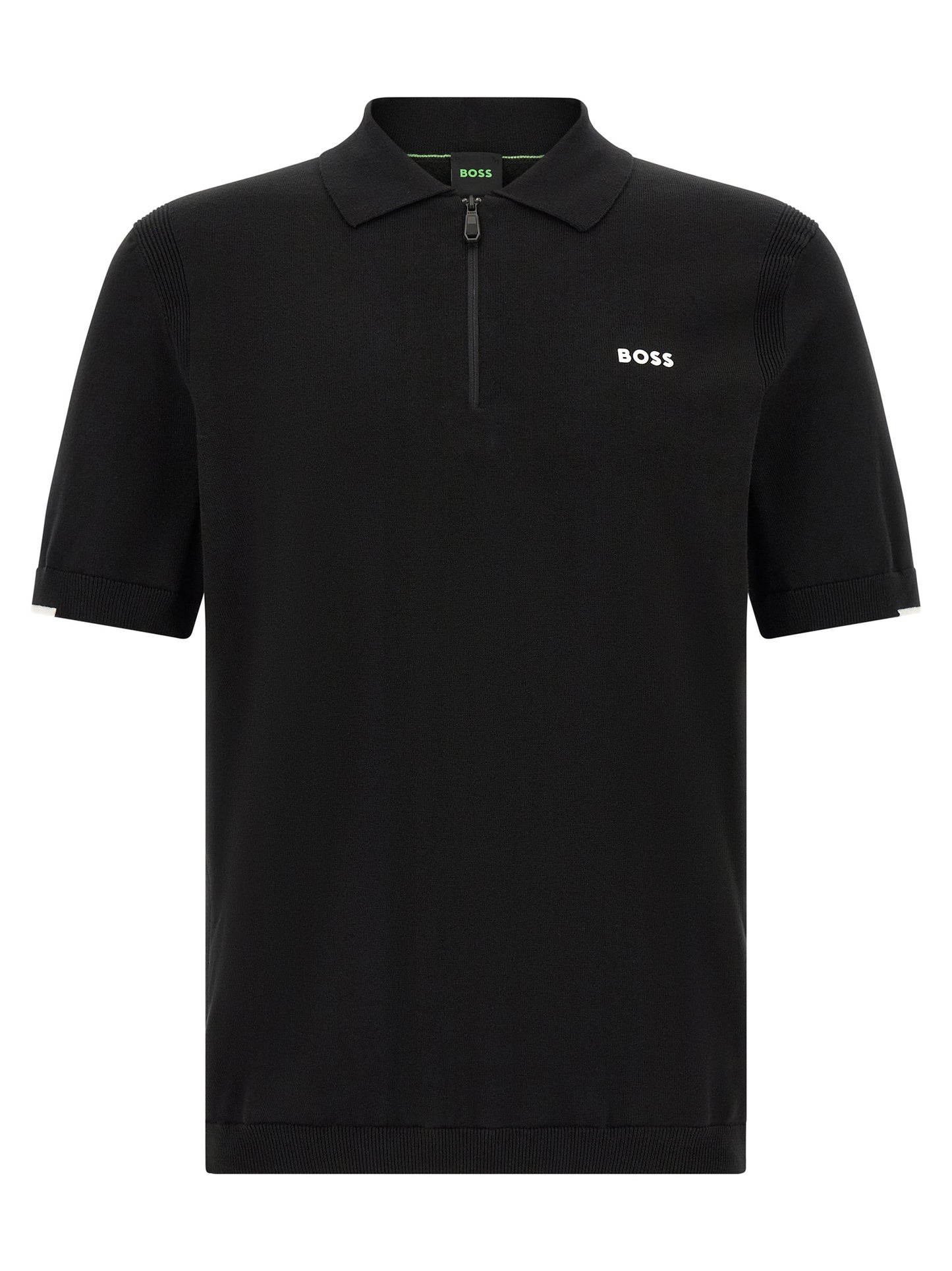 Polo en Coton Noir Hugo Boss Tenue Décontractée Quotidienne Confortable
