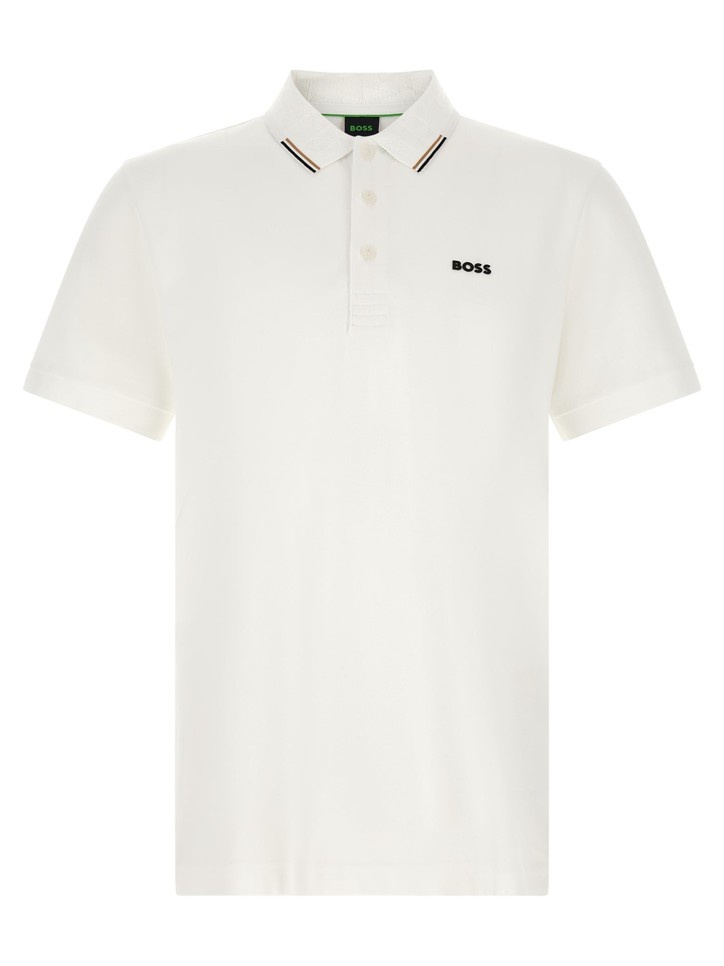 Polo en coton blanc Hugo Boss Swing Paddy