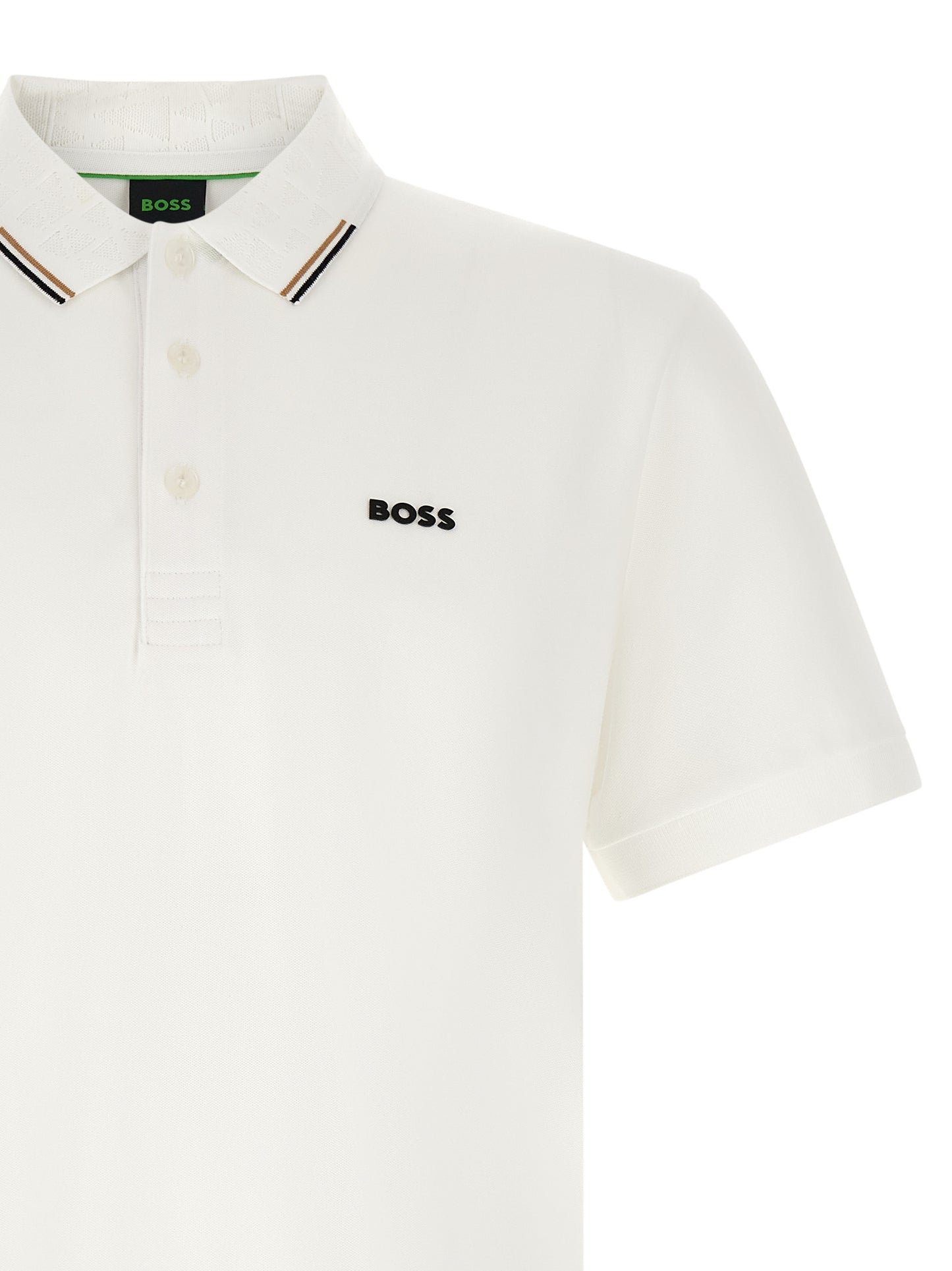 Polo en coton blanc Hugo Boss Swing Paddy