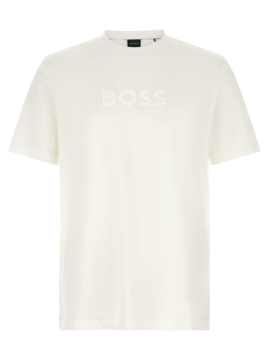 Camiseta Hugo Boss De Algodón Blanco - Corte Regular Y Gran Confort