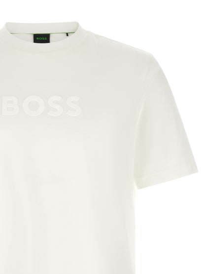 T-shirt Hugo Boss en Coton Blanc - Coupe Droite et Confort Optimal