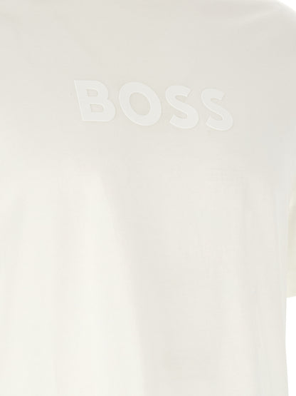 T-shirt Hugo Boss en Coton Blanc - Coupe Droite et Confort Optimal