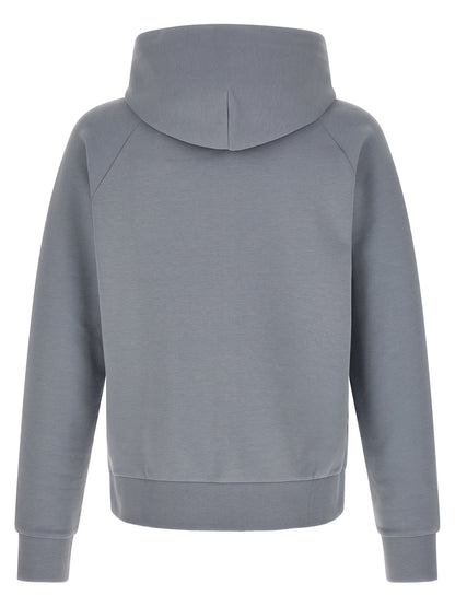 Sudadera Hugo Boss De Algodón Con Cremallera Frontal Gris