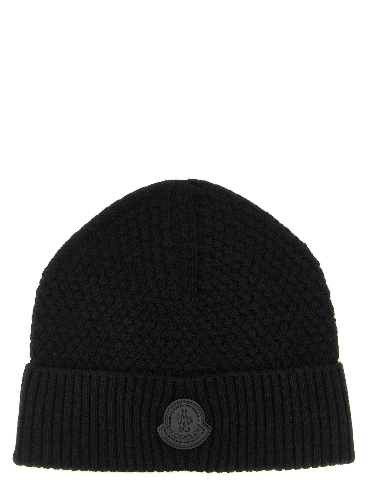 Gorro Moncler de piel negra