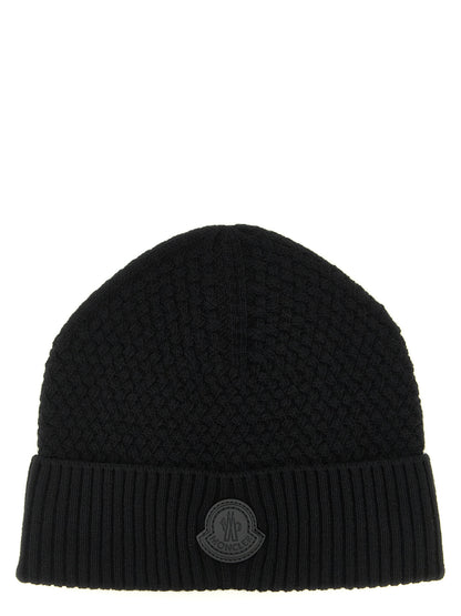 Gorro Moncler de piel negra