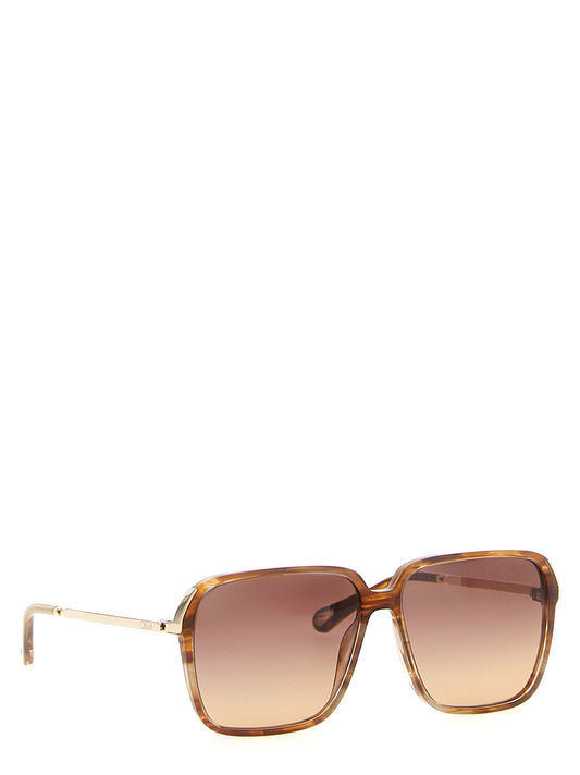 Gafas de sol Chloé de acetato marrón