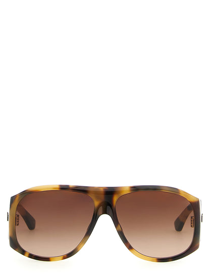 Gafas de sol Chloé de acetato marrón