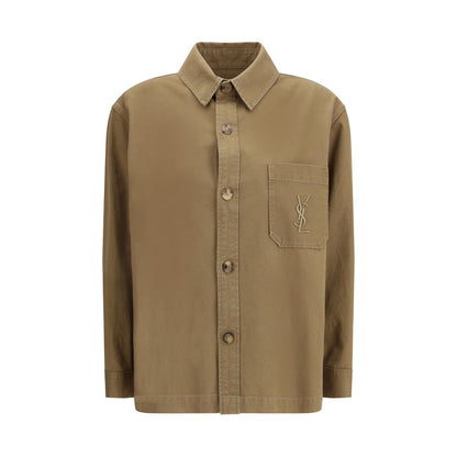 Chaqueta vaquera de algodón bicolor Saint Laurent