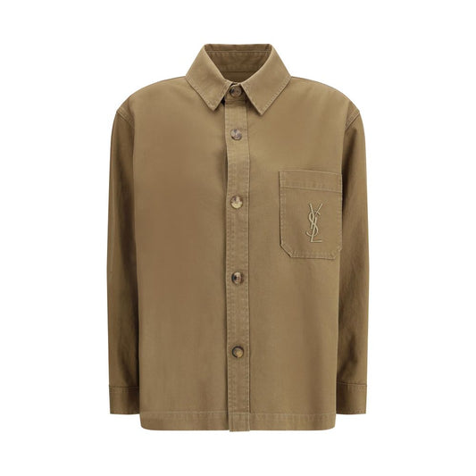 Chaqueta vaquera de algodón bicolor Saint Laurent