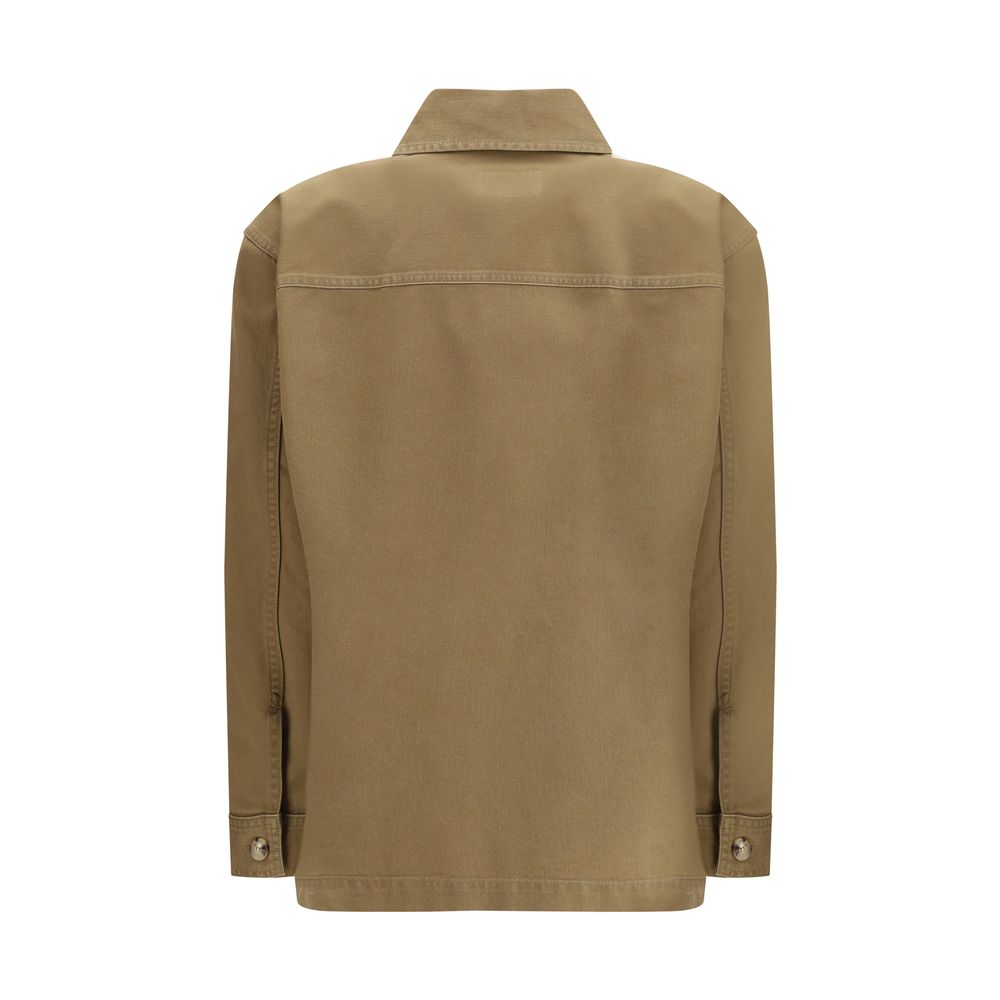 Chaqueta vaquera de algodón bicolor Saint Laurent