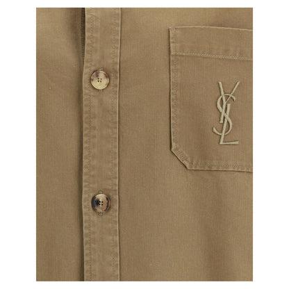 Chaqueta vaquera de algodón bicolor Saint Laurent