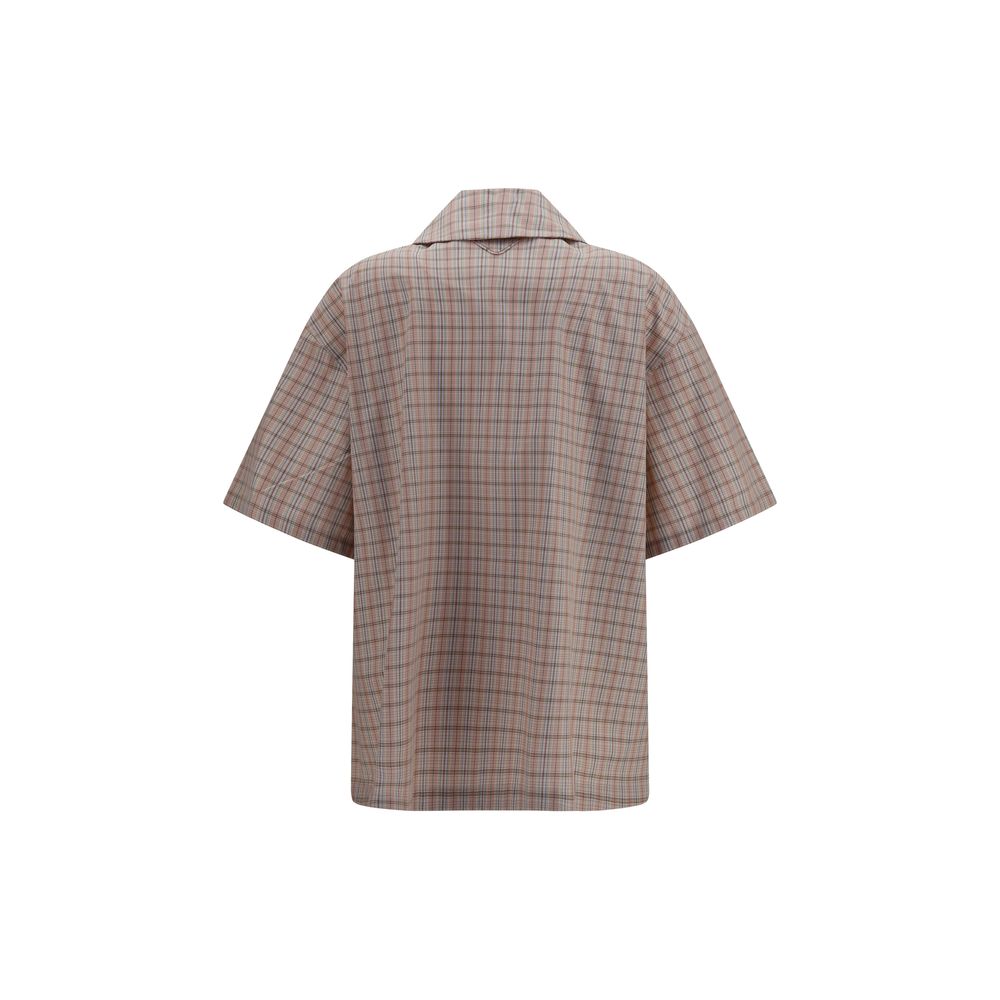 Prada Multicolor Cotton Short-Sleeve Shirt