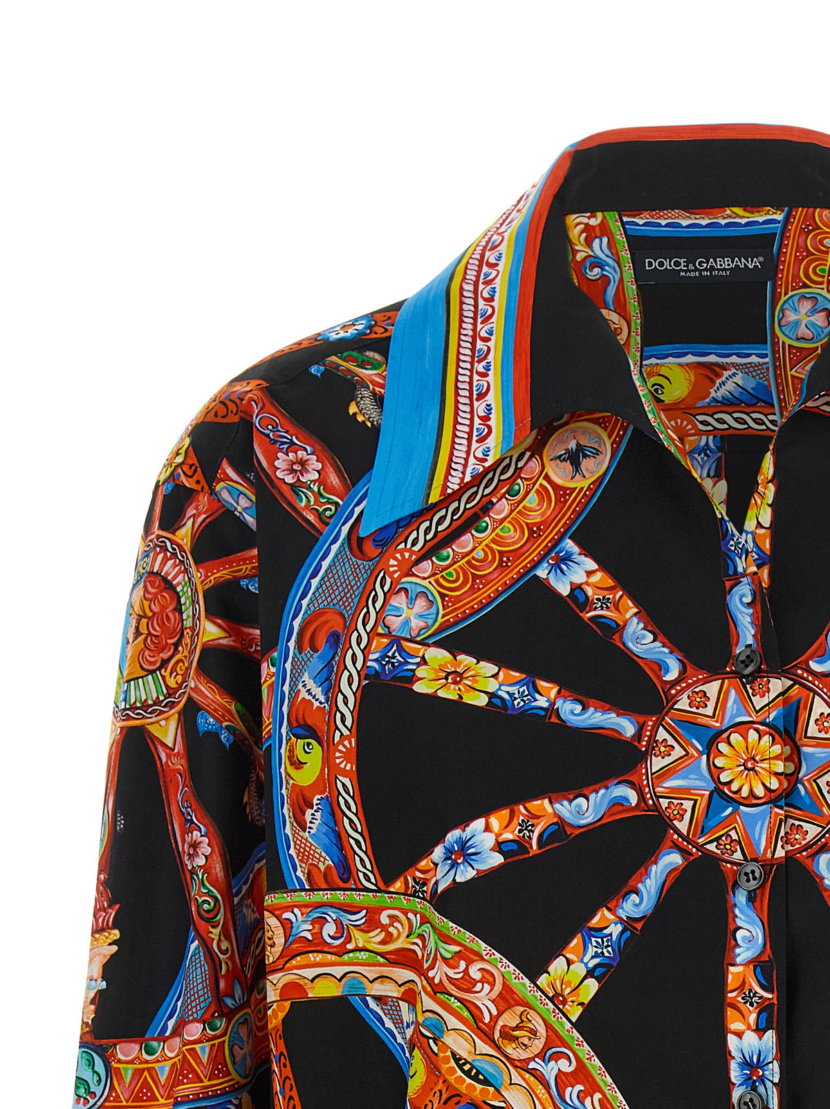 Dolce & Gabbana Blusa De Algodón - Estampado Multicolor
