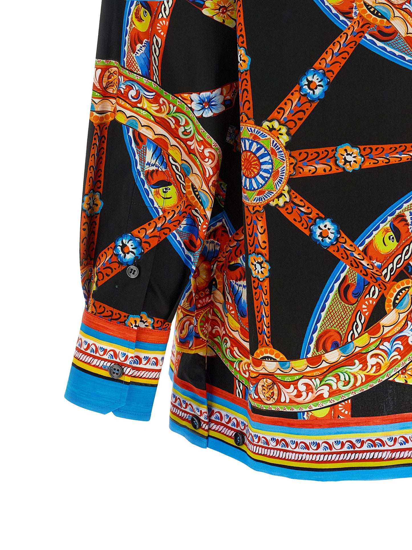 Dolce & Gabbana Blusa De Algodón - Estampado Multicolor