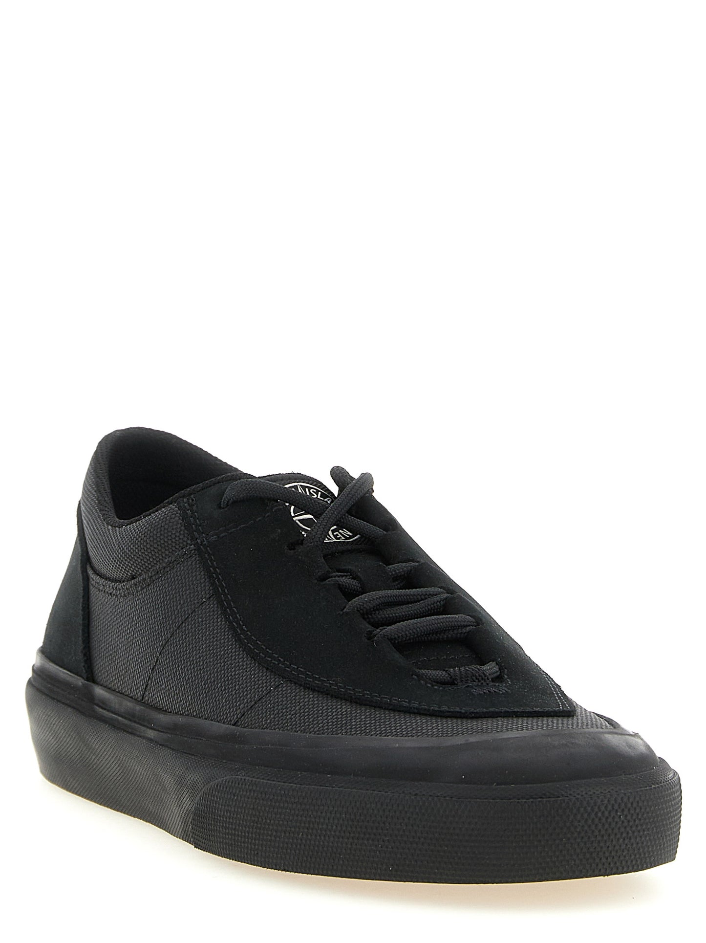 Zapatillas Bajas De Algodón Stone Island Color Negro